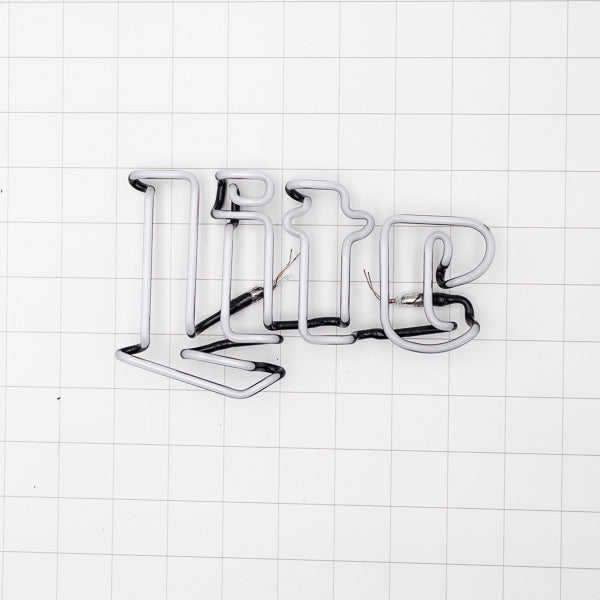 Lite Single Stroke Word Unit Replacement Tube - Neon Sign Part Used