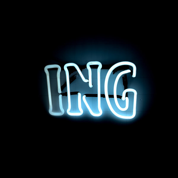 ING Double Stroke Word unit for Rolling Rock Replacement Tube - Neon Sign Part