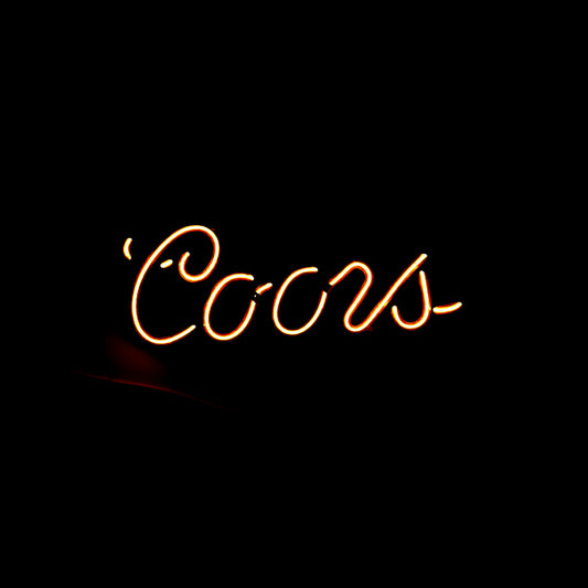 Coors Single Stroke Script Word unit Replacement Tube - Neon Sign Part