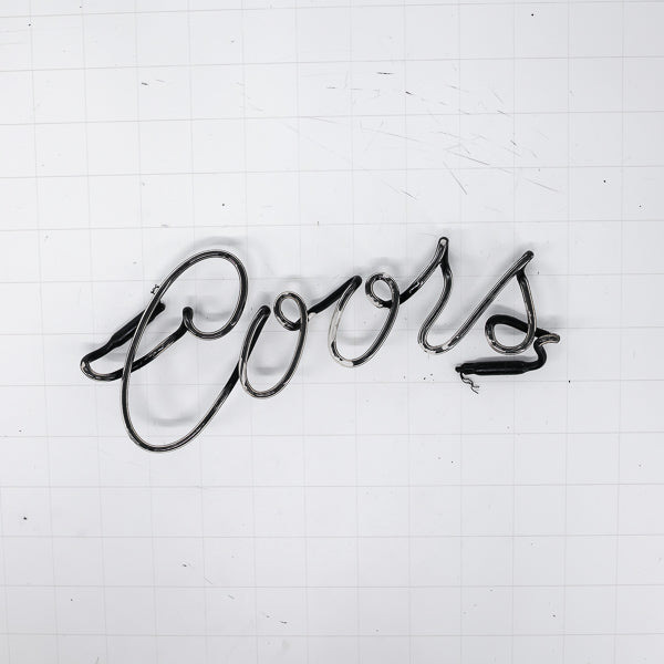 Coors Single Stroke Word unit Replacement Tube - Neon Sign Part