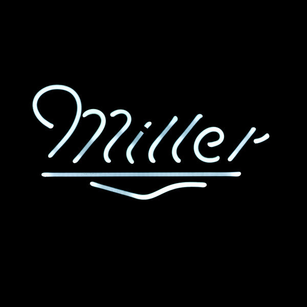 Miller Single Stroke Script Word unit with Emphasis Replacement Tube - Neon Sign Part