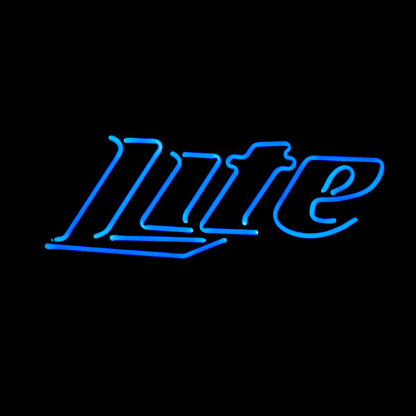 Lite Double Stroke Word unit for Miller Lite Replacement Tube - Neon Sign Part