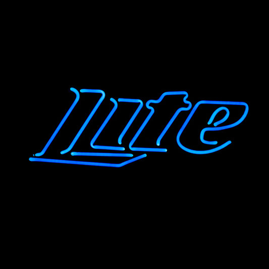 Lite Double Stroke Word unit for Miller Lite Replacement Tube - Neon Sign Part