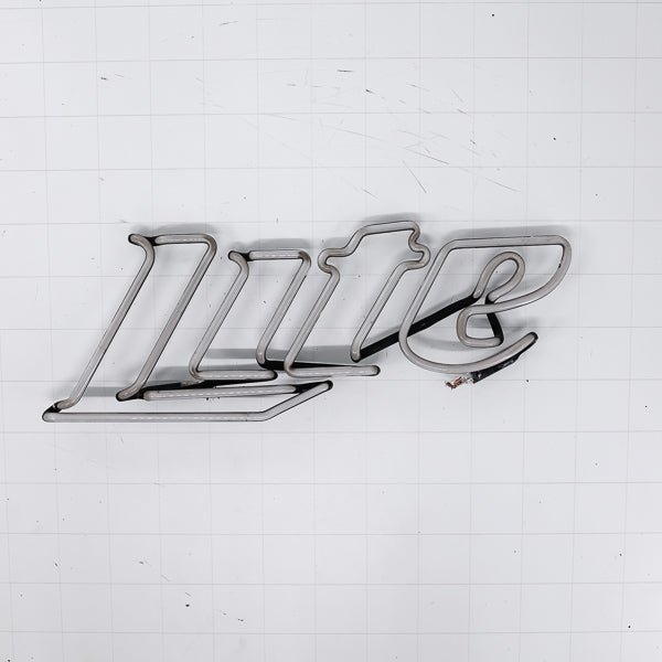Lite Double Stroke Word unit for Miller Lite Replacement Tube - Neon Sign Part