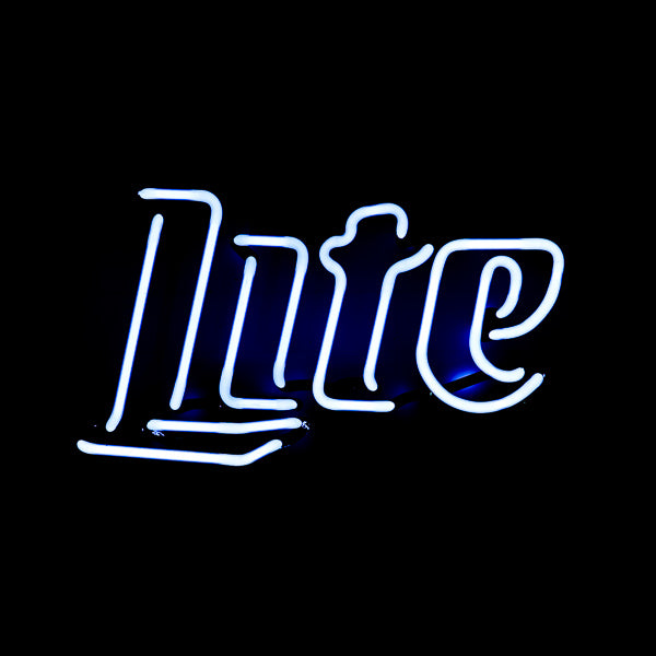 Lite Double Stroke Word unit for Miller Lite Replacement Tube - Neon Sign Part