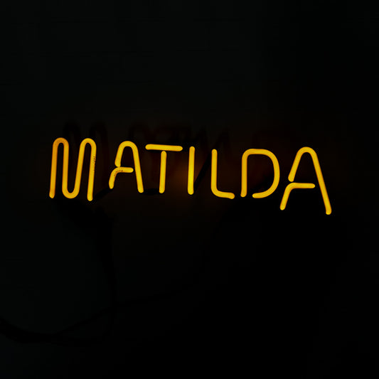 MATILDA Single Stroke Word unit Replacement Tube - Neon Sign Part