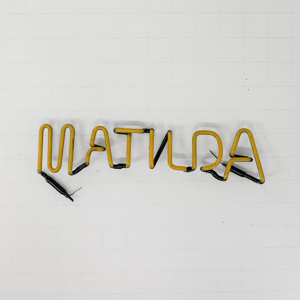 MATILDA Single Stroke Word unit Replacement Tube - Neon Sign Part