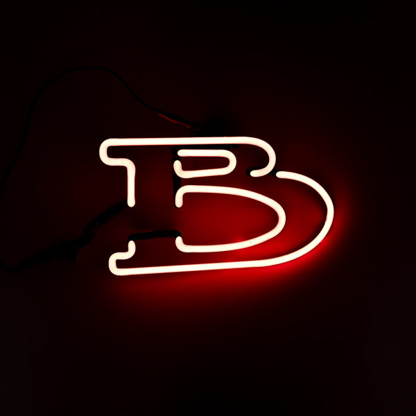B Double Stroke Word unit for Unknown Replacement Tube - Neon Sign Part