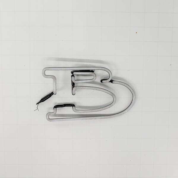 B Double Stroke Word unit for Unknown Replacement Tube - Neon Sign Part
