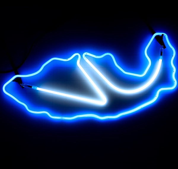 Blue Border Outline and Grid unit for Modelo Especial Mexico Neon Sign Replacement Tube - Neon Sign Part
