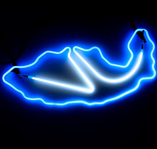 Blue Border Outline and Grid unit for Modelo Especial Mexico Neon Sign Replacement Tube - Neon Sign Part