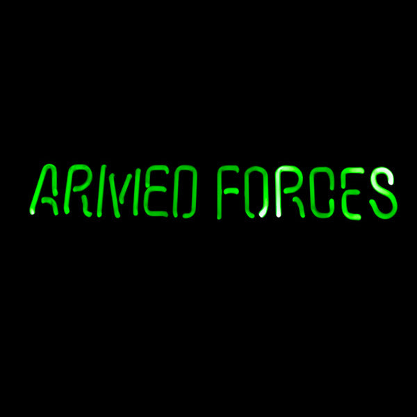 ARMED FORCES Single Stroke Word Unit Replacement Tube - Neon Sign Part Used