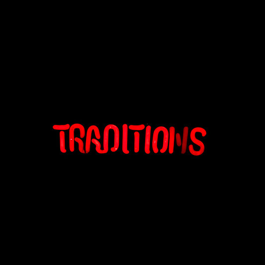 TRADITIONS Single Stroke Word Unit Replacement Tube - Neon Sign Part Used