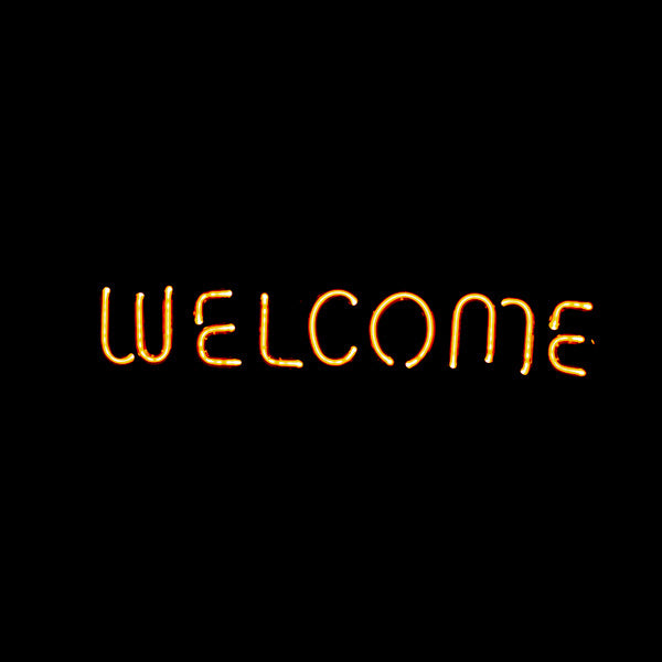 Welcome Single Stroke Word Unit for Miller Time Replacement Tube - Neon Sign Part Used