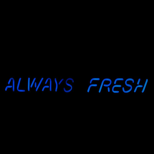 ALWAYS FRESH Single Stroke Word Unit Replacement Tube - Neon Sign Part Used