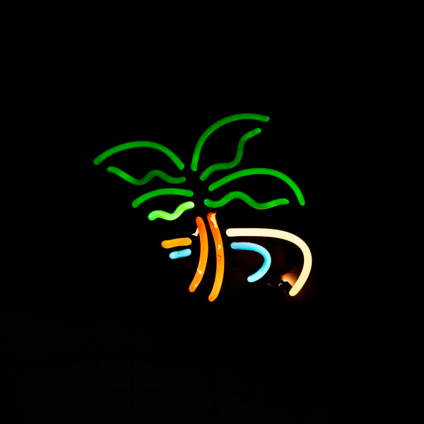 Palm Tree with Swoosh Neon Sign Replacement Tube