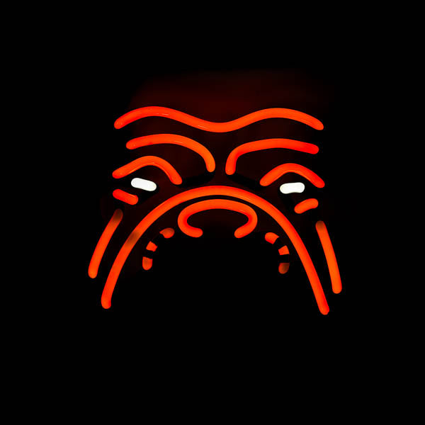 Dog Face Eyes / Nose unit for Red Dog Replacement Tube - Neon Sign Part