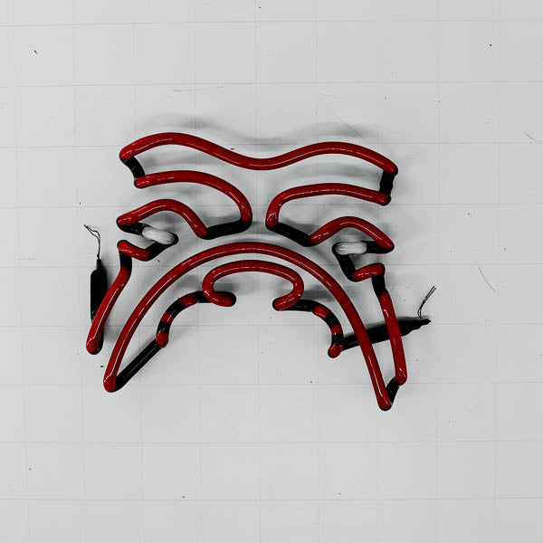 Dog Face Eyes / Nose unit for Red Dog Replacement Tube - Neon Sign Part