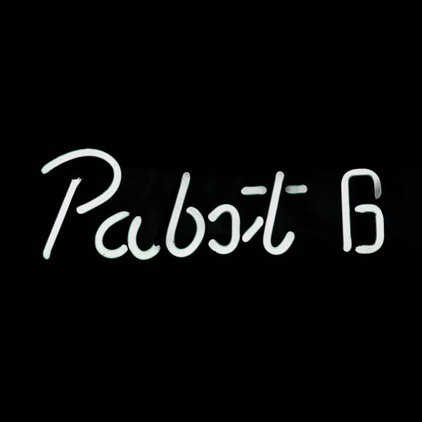Pabst B Single Stroke Word unit for Vintage Pabst Blue Ribbon Replacement Tube - Neon Sign Part