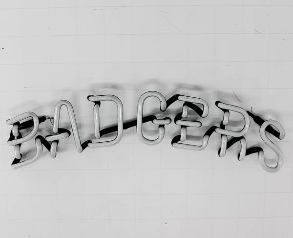 BADGERS Single Stroke Word unit for Wisconsin Badgers Replacement Tube - Neon Sign Part