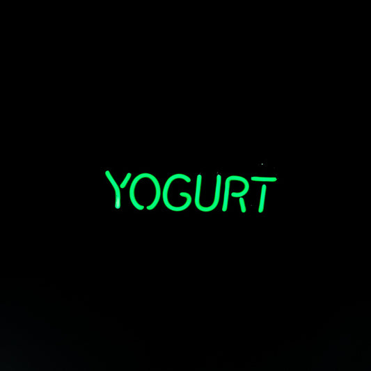YOUGURT Single Stroke Word unit for Frozen Yogurt Replacement Tube - Neon Sign Part
