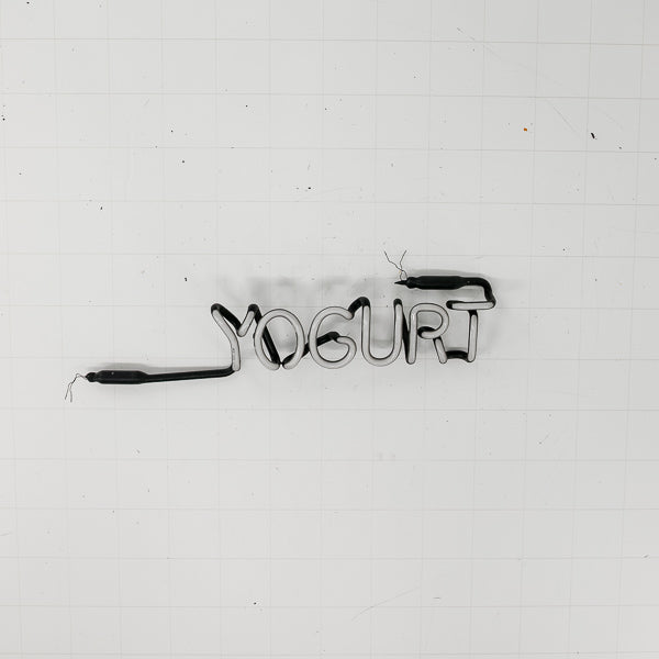 YOUGURT Single Stroke Word unit for Frozen Yogurt Replacement Tube - Neon Sign Part