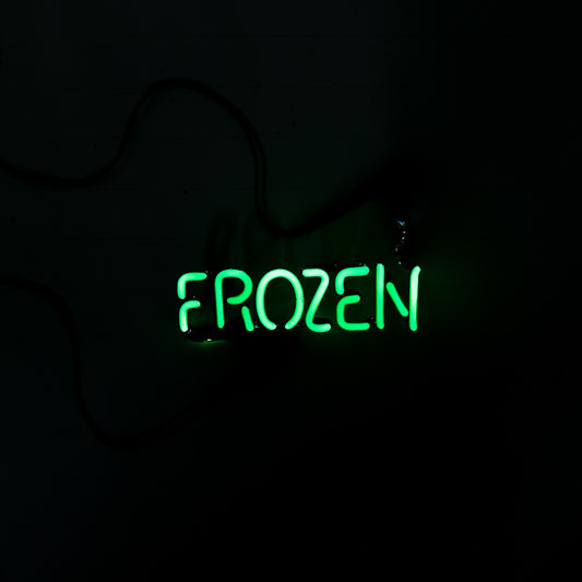 FROZEN Single Stroke Word unit for Frozen Yogurt Replacement Tube - Neon Sign Part