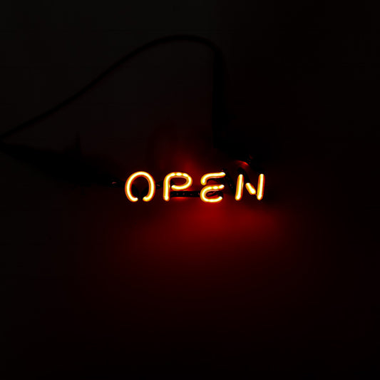 OPEN Single Stroke Word unit Replacement Tube - Neon Sign Part