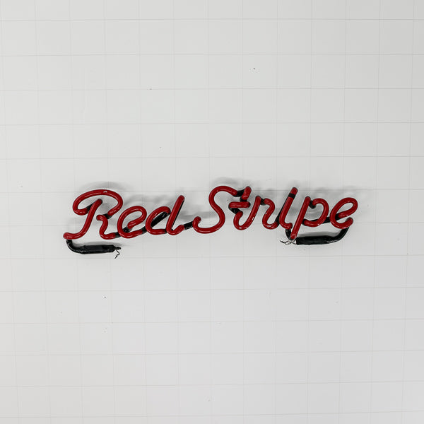 Red Stripe Single Stroke Script Word unit Replacement Tube - Neon Sign Part