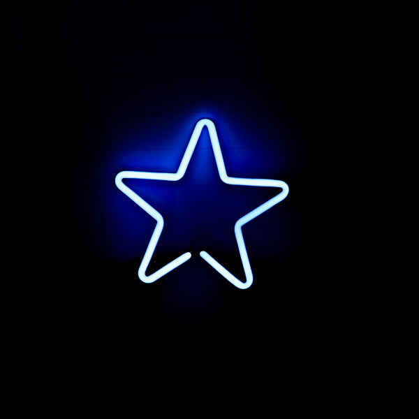 Star 9 1/2” Blue Replacement Tube - Neon Sign Part