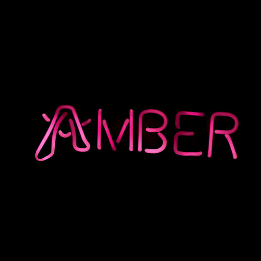 AMBER Single & Double Stroke Word unit for Alaskan Amber Replacement Tube - Neon Sign Part