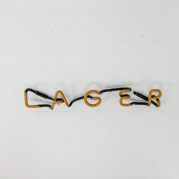LAGER Single Stroke Word unit Replacement Tube - Neon Sign Part