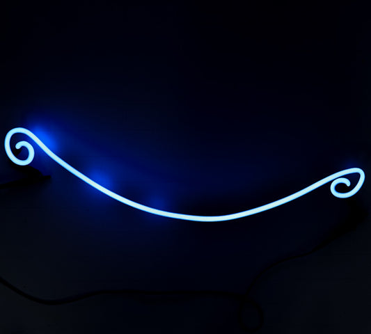 Unknown Border / Emphasis unit with Curls Replacement Tube - Neon Sign Part