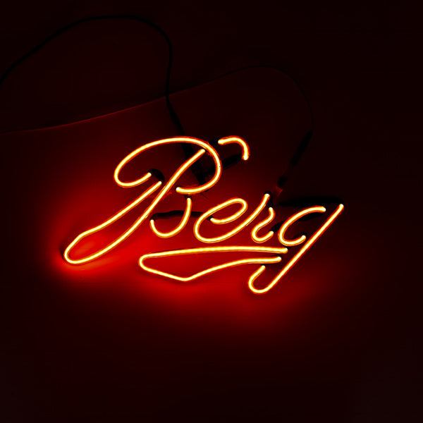 Berg Single Stroke Script Word unit for Berghoff Replacement Tube - Neon Sign Part