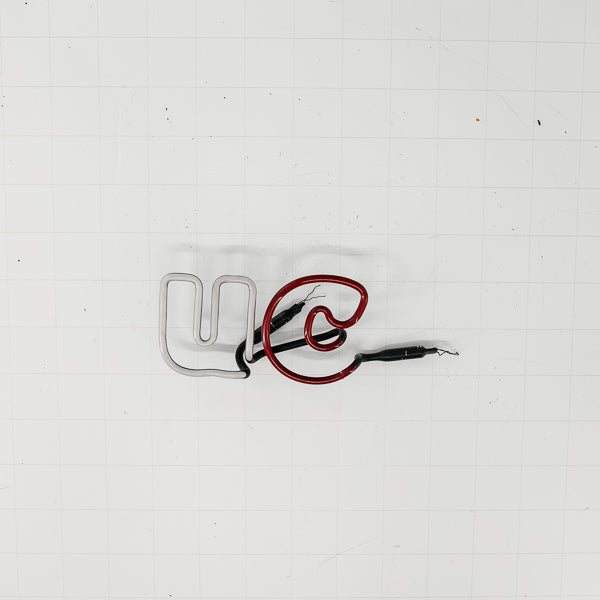 UC Double Stroke Word unit for Pucker Replacement Tube - Neon Sign Part