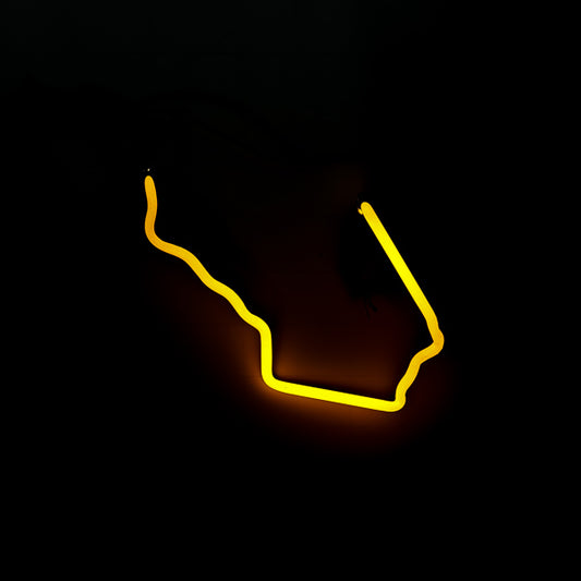 Lower California Border unit for Widmer Replacement Tube - Neon Sign Part