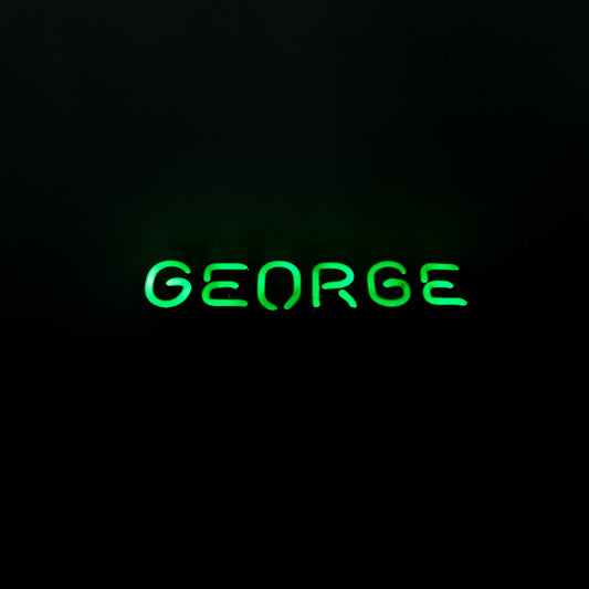 GEORGE Single Stroke Word unit for George & Diane Replacement Tube - Neon Sign Part