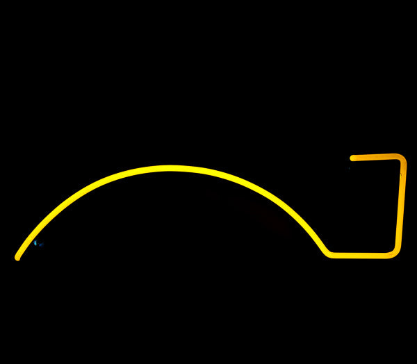 Unknown / Mystery Yellow Border unit Replacement Tube - Neon Sign Part