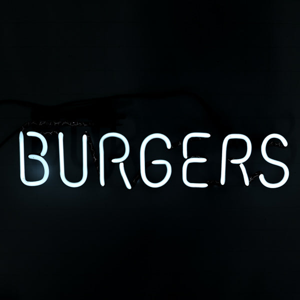 BURGERS Single Stroke Word unit Replacement Tube - Neon Sign Part