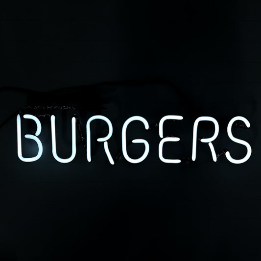 BURGERS Single Stroke Word unit Replacement Tube - Neon Sign Part