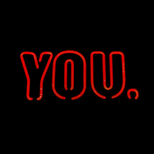 YOU Double Stroke Word Unit Replacement Tube - Neon Sign Part Used