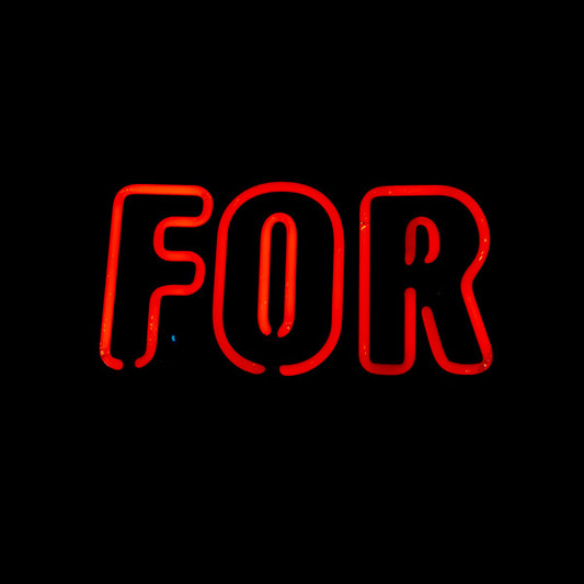 FOR Double Stroke Word Unit Replacement Tube - Neon Sign Part Used