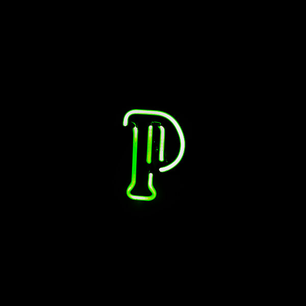 P for Pucker Neon Sign Replacement Tube