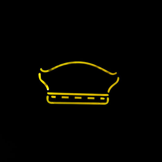 Border of Crown for Corona Replacement Tube - Neon Sign Part Used