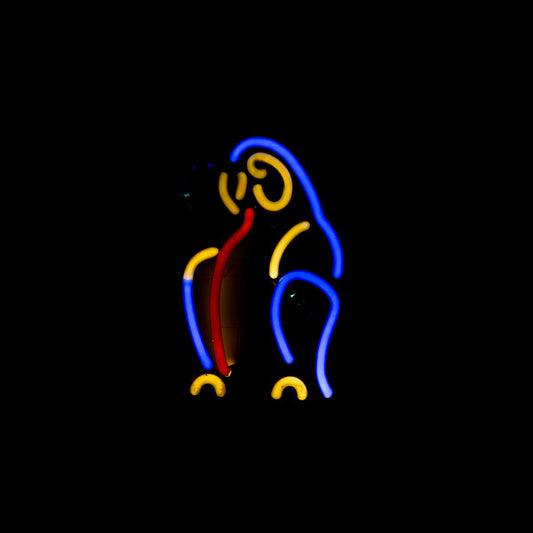 Top Section of Parrot Replacement Tube - Neon Sign Part Used