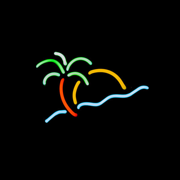 Palm/Sunset for Corona Parrot Palm Replacement Tube - Neon Sign Part Used