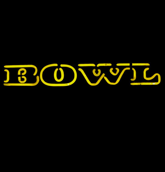 BOWL Double Stroke Word unit for Bud Bowl Replacement Tube - Neon Sign Part
