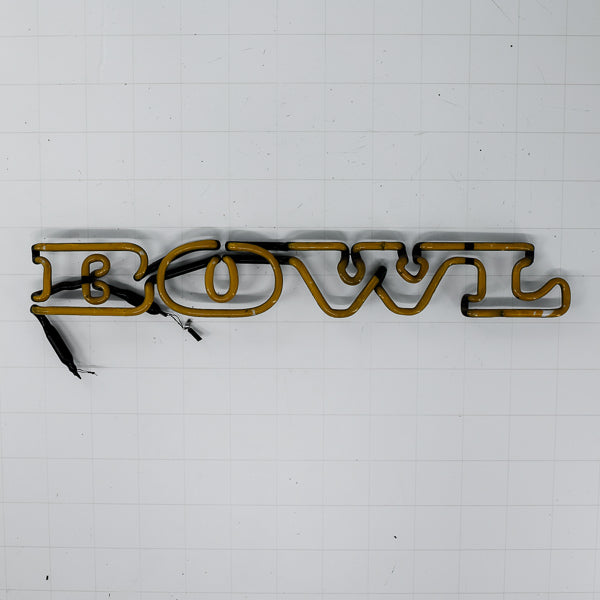 BOWL Double Stroke Word unit for Bud Bowl Replacement Tube - Neon Sign Part