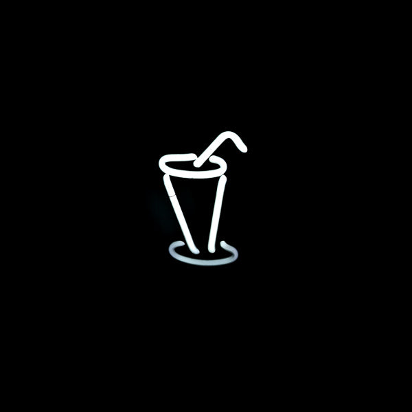 Glass / Milkshake / Drink Replacement Tube - Neon Sign Part