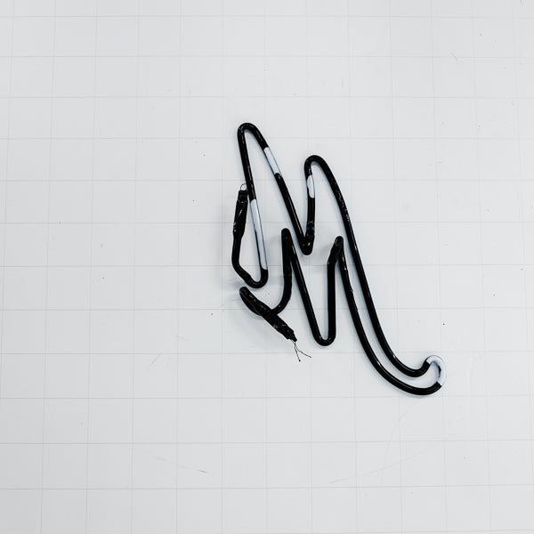M Double Stroke Script Word unit for Michelob Replacement Tube - Neon Sign Part